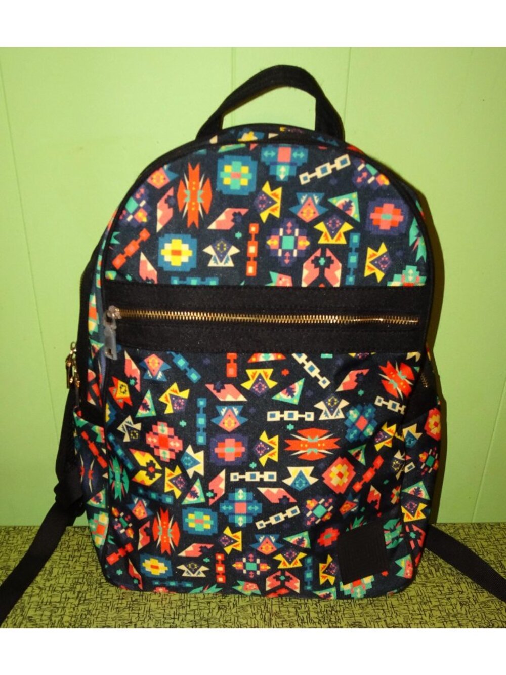 Vintage Aztec Backpack Southwest style boho hippie
